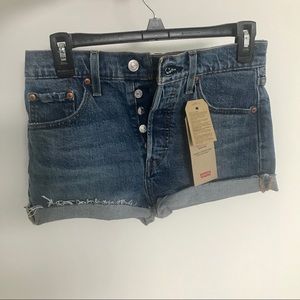 Levi’s 501 high rise shorts
